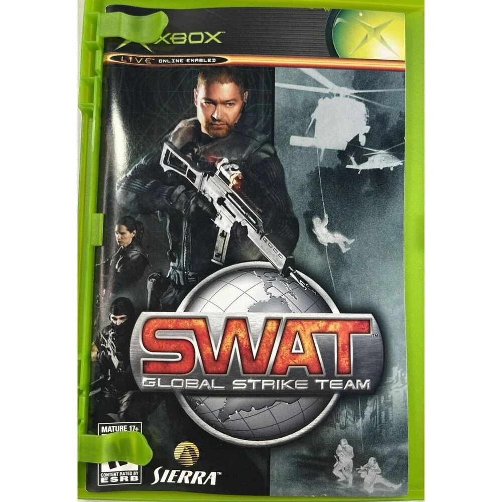 SWAT Global Strike Team Original Microsoft Xbox Complete with Manual Tested